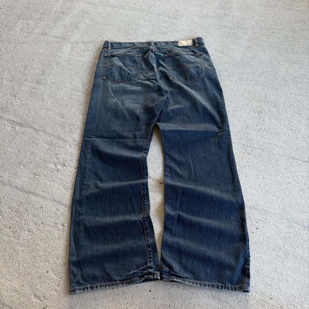 Baggy Boot Cut Skater Denim Jeans 36x34